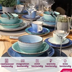 Cookinglife Kleine kommen Delice Blauw ΓΈ 12 cm - 6 stuks