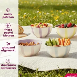 Cookinglife Kleine Kommen Spring Vibes ø 12 cm - 6 Stuks