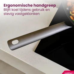 Cookinglife Koekenpannenset ProForge 2-Delig ø 24 & 28 cm - geschikt voor alle warmtebronnen - keramische anti-aanbaklaag