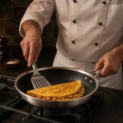 Cookinglife Koekenpannenset HexaCook - Hybride Pan 2-Delig ΓΈ 24 & 28 cm - NON STICK - geschikt voor alle warmtebronnen - keramische anti-aanbaklaag