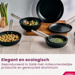 Cookinglife Koekenpan ProForge ø 28 cm - geschikt voor alle warmtebronnen - keramische anti-aanbaklaag