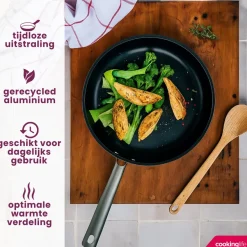 Cookinglife Koekenpan ProForge ø 28 cm - geschikt voor alle warmtebronnen - keramische anti-aanbaklaag