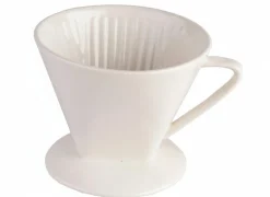 Cookinglife Koffiefilterhouder Barista Porselein - Pour Over Koffie - Maat 4