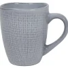Cookinglife Koffiemokken Linen Grijs 340 ml – 6 stuks
