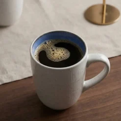Cookinglife Koffiemokken Nola Blauw 330 ml – 6 stuks