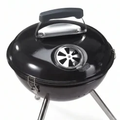 Cookinglife Kogel BBQ met poten - Tafel BBQ - Fire & Flavour - Houtskool - 39 cm - Compact - Zwart