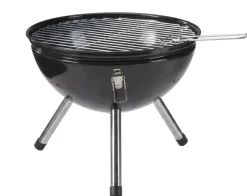 Cookinglife Kogel BBQ met poten - Tafel BBQ - Fire & Flavour - Houtskool - 39 cm - Compact - Zwart