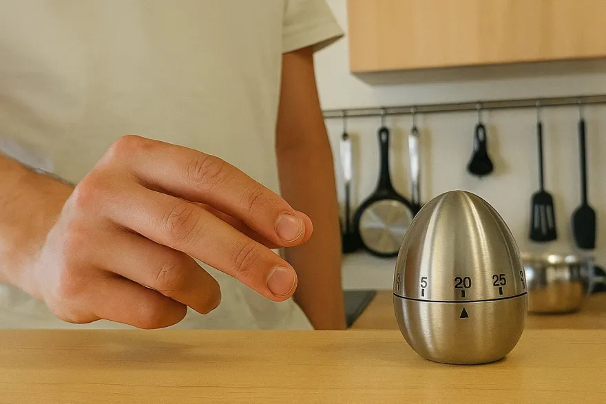 Cookinglife Kookwekker Ei RVS