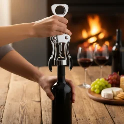 Cookinglife Kurkentrekker hefboom met flessenopener