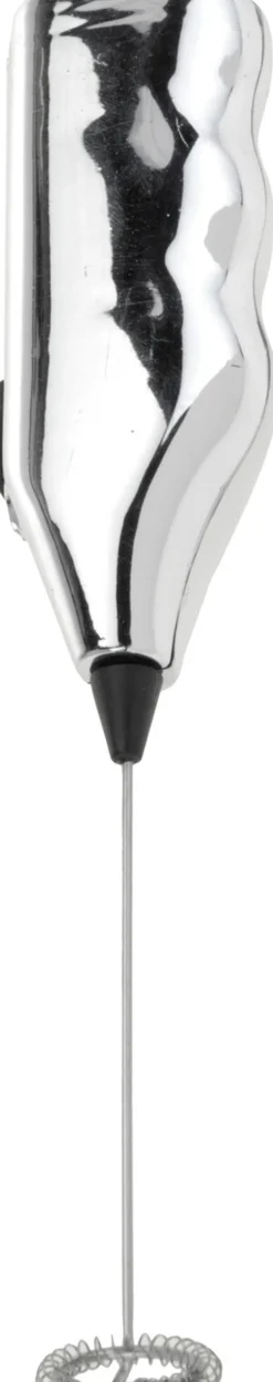 Cookinglife Melkopschuimer Chroom 20 cm - Handmatige Melkopschuimer voor Koffiespecialiteiten