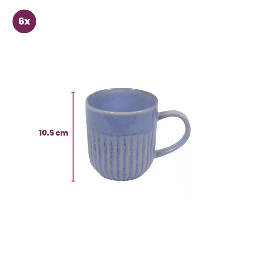Cookinglife Mokken Aqua Maris 400 ml - 6 Stuks