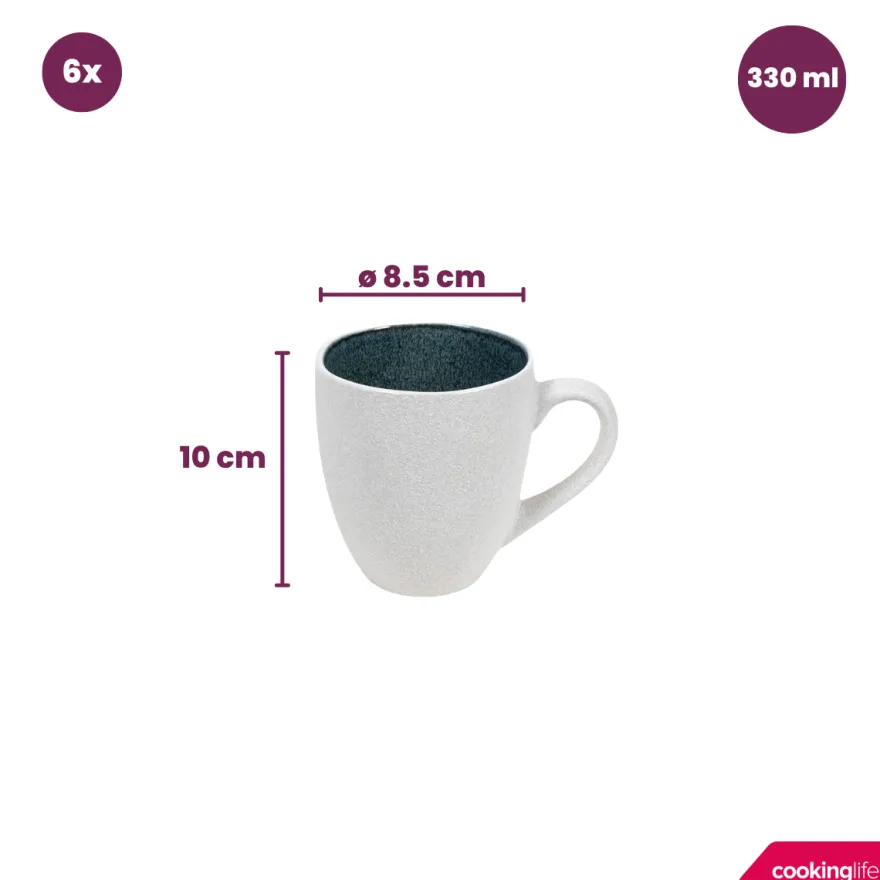 Cookinglife Mokken Belize 330 ml - 6 stuks