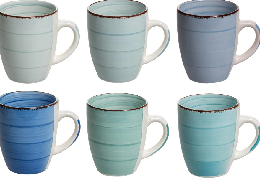 Cookinglife Mokken Delice Blauw 350 ml - 6 stuks