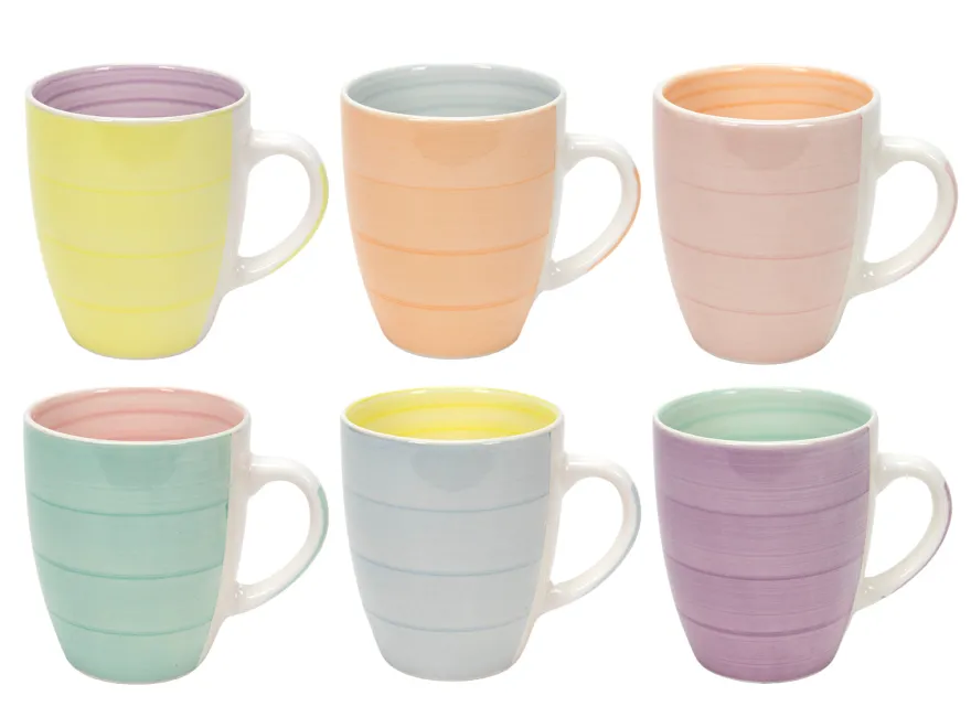 Cookinglife Mokken Pastel Harmony 340 ml - 6 Stuks