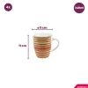 Cookinglife Mokken Rhythm & Lines 340 ml - 4 Stuks