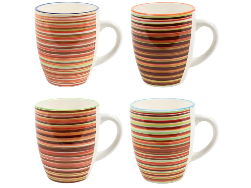 Cookinglife Mokken Rhythm & Lines 340 ml - 4 Stuks