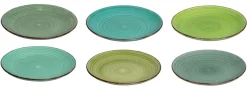 Cookinglife Ontbijtborden / Dessertborden Delice Groen ø 19 cm - 6 stuks