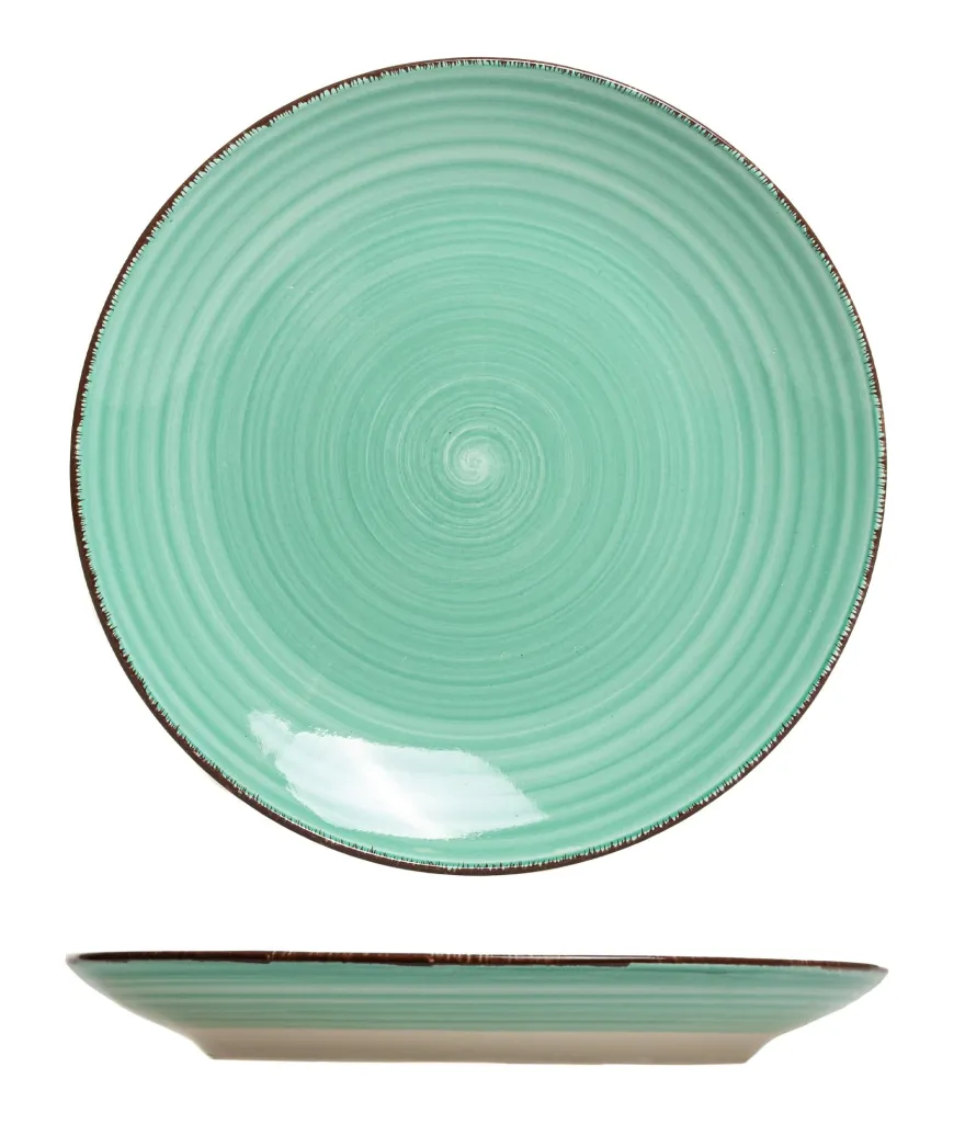 Cookinglife Ontbijtborden / Dessertborden Delice Groen ø 19 cm - 6 stuks