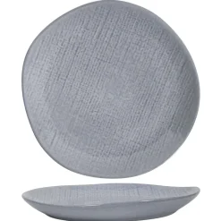Cookinglife Ontbijtborden / Dessertborden Linen Grijs ø 21 cm – 6 stuks