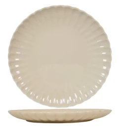 Cookinglife Ontbijtborden / Dessertborden Cardida Beige ø 19.5 cm - 6 Stuks