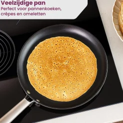 Cookinglife Pannenkoekenpan ProForge - ø 28 cm - keramische anti-aanbaklaag - geschikt voor alle warmtebronnen