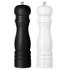 Cookinglife Peper- en Zoutmolen Set Rocca Zwart / Wit Glanzend - 21.5 cm