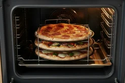 Cookinglife Pizza Bakplaat Ø 32 cm Metaal - Non Stick Set 4-delig