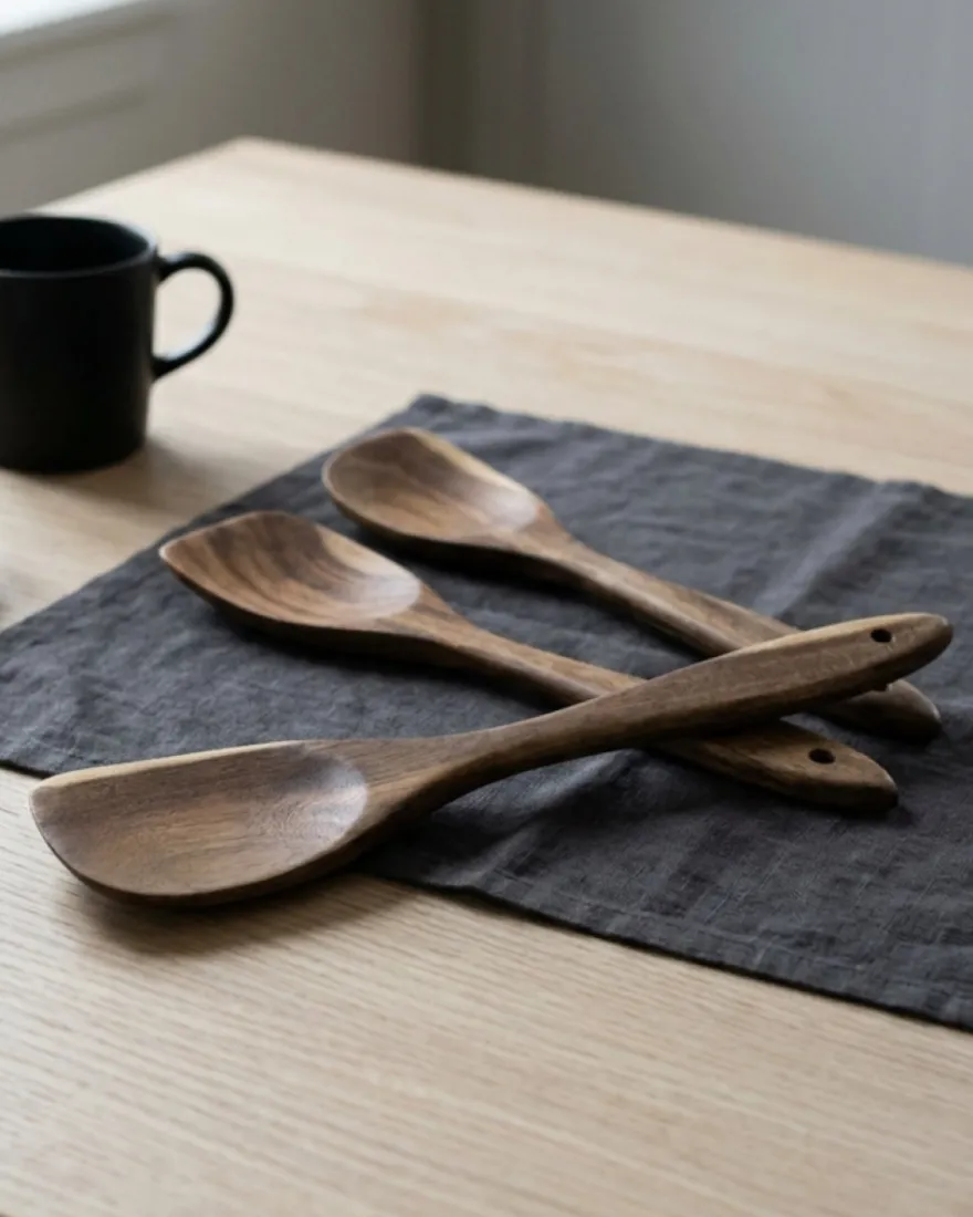 Cookinglife Pollepels Acacia 32 cm - 3 Stuks