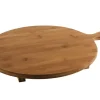 Cookinglife Serveerplank Pizzaplank XXL Organic Bamboe ø 42 cm