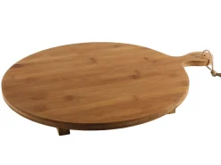 Cookinglife Serveerplank Pizzaplank XXL Organic Bamboe ø 42 cm