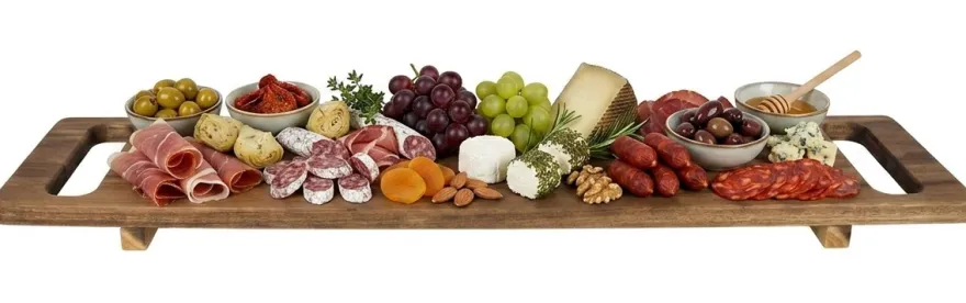 Cookinglife Serveerplank / Tapasplank - Acacia - 60 x 13 cm