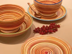 Cookinglife Serviesset Rhythm & Lines 18-delig / 6 personen - 6 dinerborden, 6 ontbijtborden en 6 diepe borden
