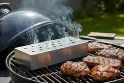 Cookinglife Smoker Box Fire & Flavour RVS 25 cm - Rookbox voor BBQ en Grill