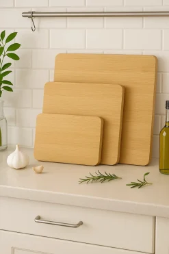 Cookinglife Snijplankenset Bamboe 3-Delige