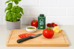 Cookinglife Snijplank met sapgeul - Bamboe - 25 x 35 x 1,8 cm