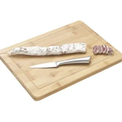 Cookinglife Snijplank met sapgeul - Bamboe - 25 x 35 x 1,8 cm