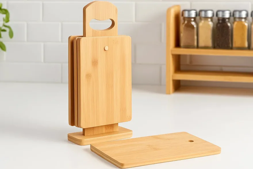 Cookinglife Snijplank set - Bamboe - 5-delig