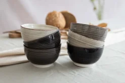 Cookinglife Soepkommen / kommen Delice Grijs ΓΈ 14 cm - 6 stuks