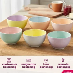 Cookinglife Soepkommen / Kommen Pastel Harmony ø 14 cm - 6 Stuks
