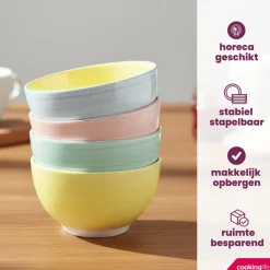 Cookinglife Soepkommen / Kommen Pastel Harmony ø 14 cm - 6 Stuks