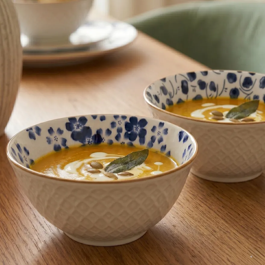 Cookinglife Soepkommen / Kommen Fleuris ø 16 cm - 6 stuks