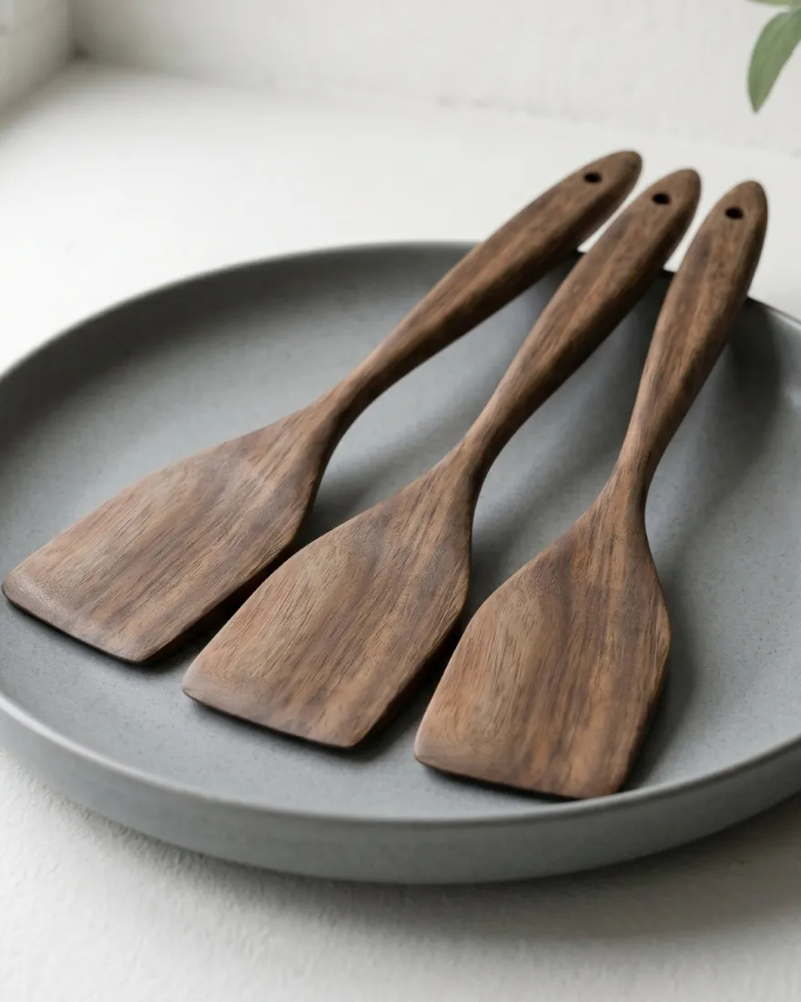 Cookinglife Spatels Acacia 32 cm - 3 stuks