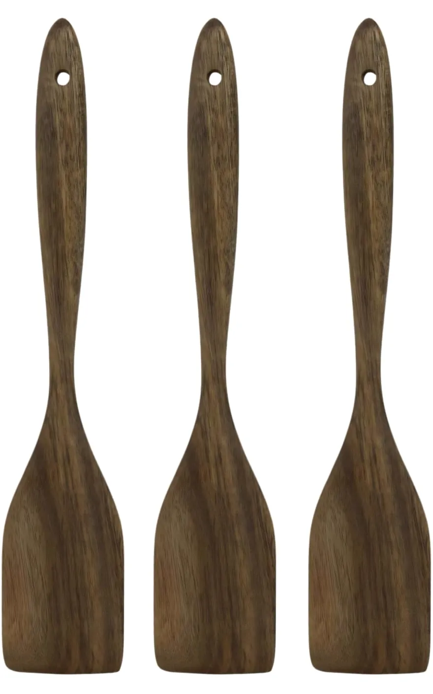 Cookinglife Spatels Acacia 32 cm - 3 stuks
