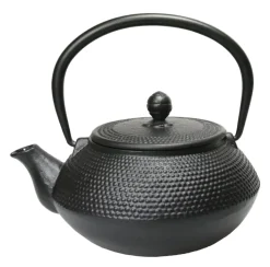 Cookinglife Theepot Arare met RVS Filter - Gietijzer Zwart - 800 ml