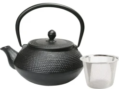 Cookinglife Theepot Arare met RVS Filter - Gietijzer Zwart - 800 ml