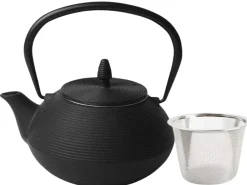 Cookinglife Theepot Itome met RVS Filter - Gietijzer Zwart - 800 ml