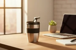 Cookinglife Thermosbeker RVS 300 ml - Drinkbeker To Go - Lekvrij en Dubbelwandig