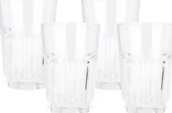Cookinglife Waterglazen 500 ml Glas - Stapelbare Drankglazen Set van 4
