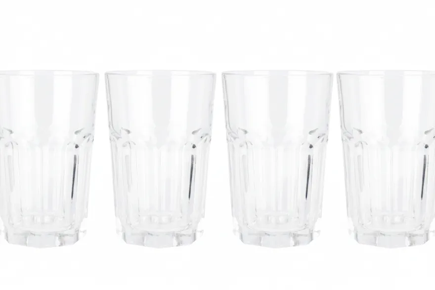 Cookinglife Waterglazen 500 ml Glas - Stapelbare Drankglazen Set van 4