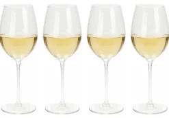 Cookinglife Witte Wijnglazen Solare 410 ml - 4 Stuks